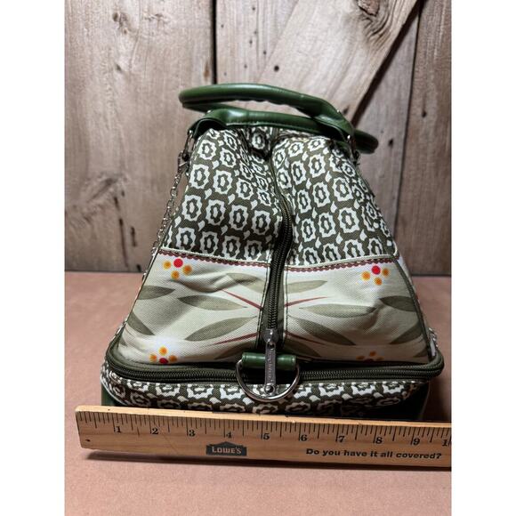 Temptations Old World Sage Green Thermal Insulated Casserole Carrier Tote Bag - Picture 4 of 9